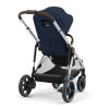 Cybex e-Gazelle S  - elektryczny wózek spacerowy, wózek z napędem elektrycznym, automatyczna funkcja kołysania, ponad 20 konfiguracji • Ocean Blue