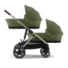 Cybex Gazelle S - люлька для немовля до коляски Gazelle S, e-Gazelle S • Moss Green