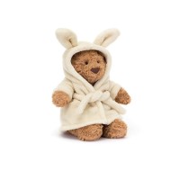 Jellycat Miś Bartłomiej w Szlafroku - плюшева іграшка 26 см, вік 0+ • Toffi, Kremowy