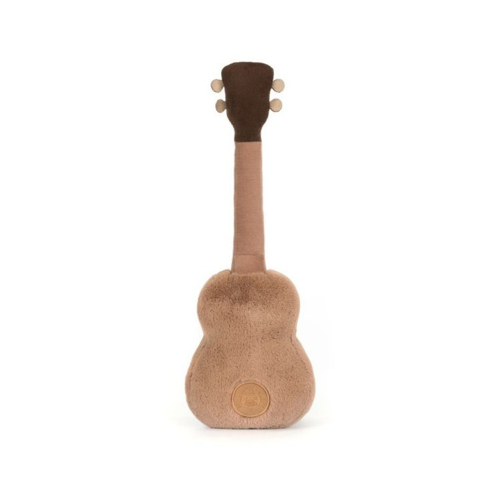 Jellycat Zabawne Ukulele - pluszak pochodzi 37 cm, wiek 0+ • Beżowy-Brązowy