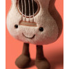 Jellycat Zabawne Ukulele - pluszak pochodzi 37 cm, wiek 0+ • Beżowy-Brązowy