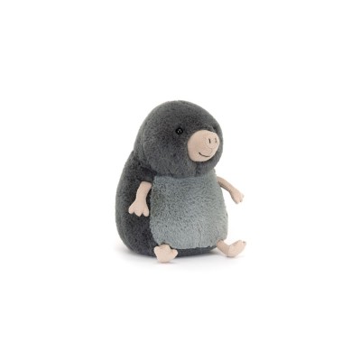 Jellycat Kret Muswell - pluszak pochodzi 15 cm, wiek 0+ • Grafitowy