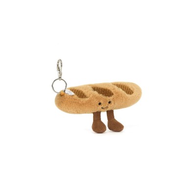 Jellycat Wesoła Bagietka - breloczek dla dzieci 15 cm, wiek 12 m+ • Karmelowy