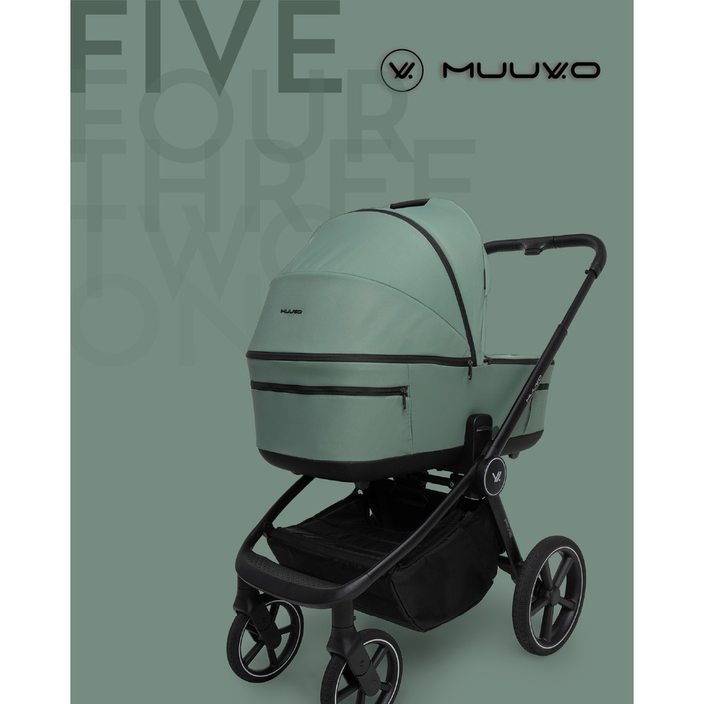 Muuvo Five - дитяча коляска 2в1 • Pine Green
