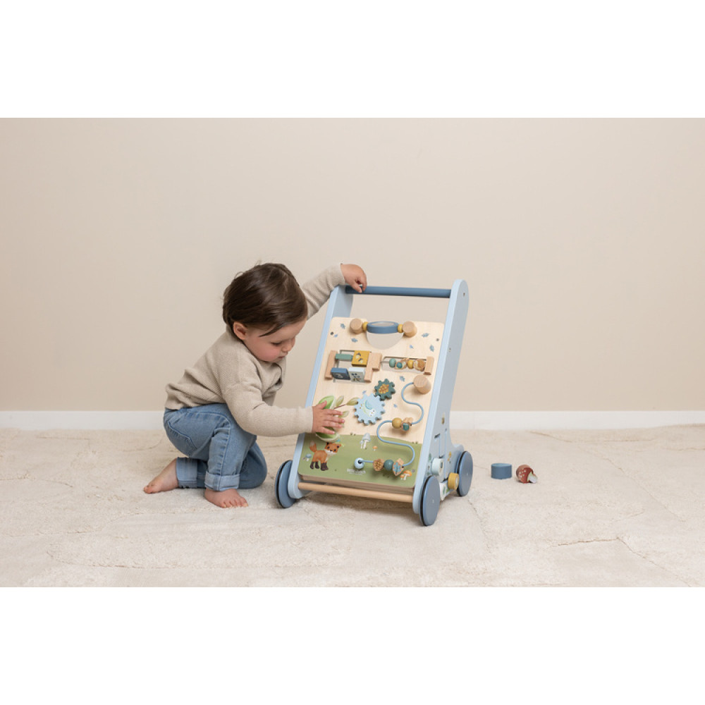 Little Dutch - drewniany chodzik edukacyjny Forest Friends FSC • 12mc+