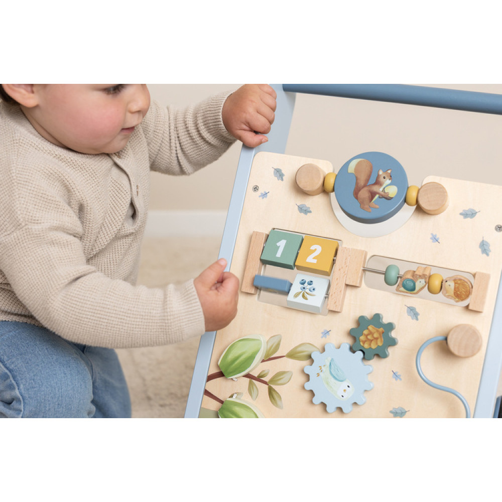 Little Dutch - drewniany chodzik edukacyjny Forest Friends FSC • 12mc+