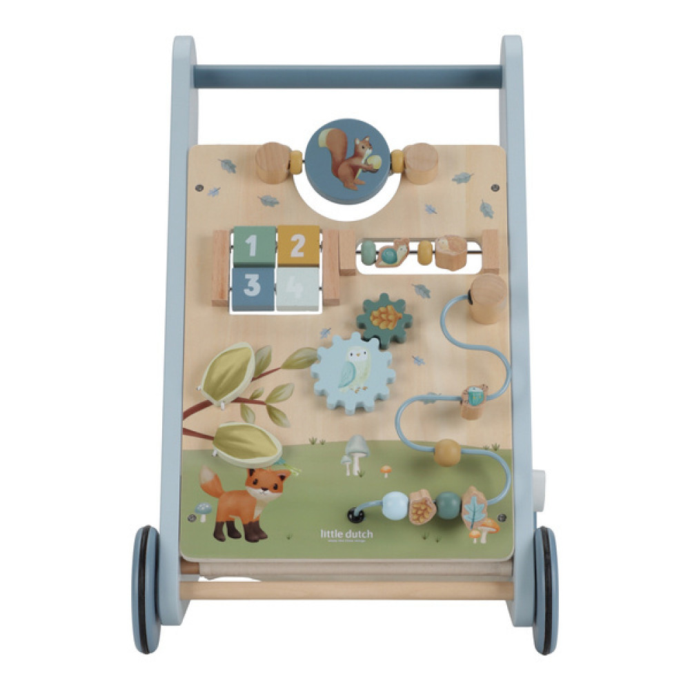 Little Dutch - drewniany chodzik edukacyjny Forest Friends FSC • 12mc+