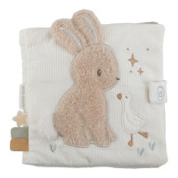 Little Dutch - м'яка розвиваюча книжка Newborn Naturals, різноманітні текстури, можна прикріпити до візка, колиски, автокрісла • 0мс+