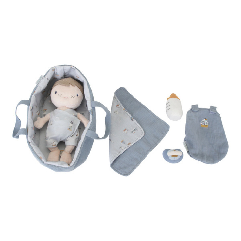 Little Dutch - laleczka Baby Jim, zestaw • 12mc+