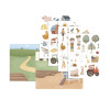 Little Dutch - naklejki na okno Little Farm • 3+