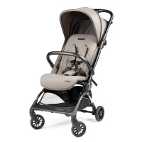 Peg Perego Volo - легка прогулянкова коляска для подорожей, візок в літак, у комплекті сумка для транспортування • Misty Beige