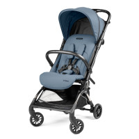 Peg Perego Volo - lekki wózek spacerowy podróżny, spacerówka do samolotu, w zestawie torba podróżna • Blue Cameo