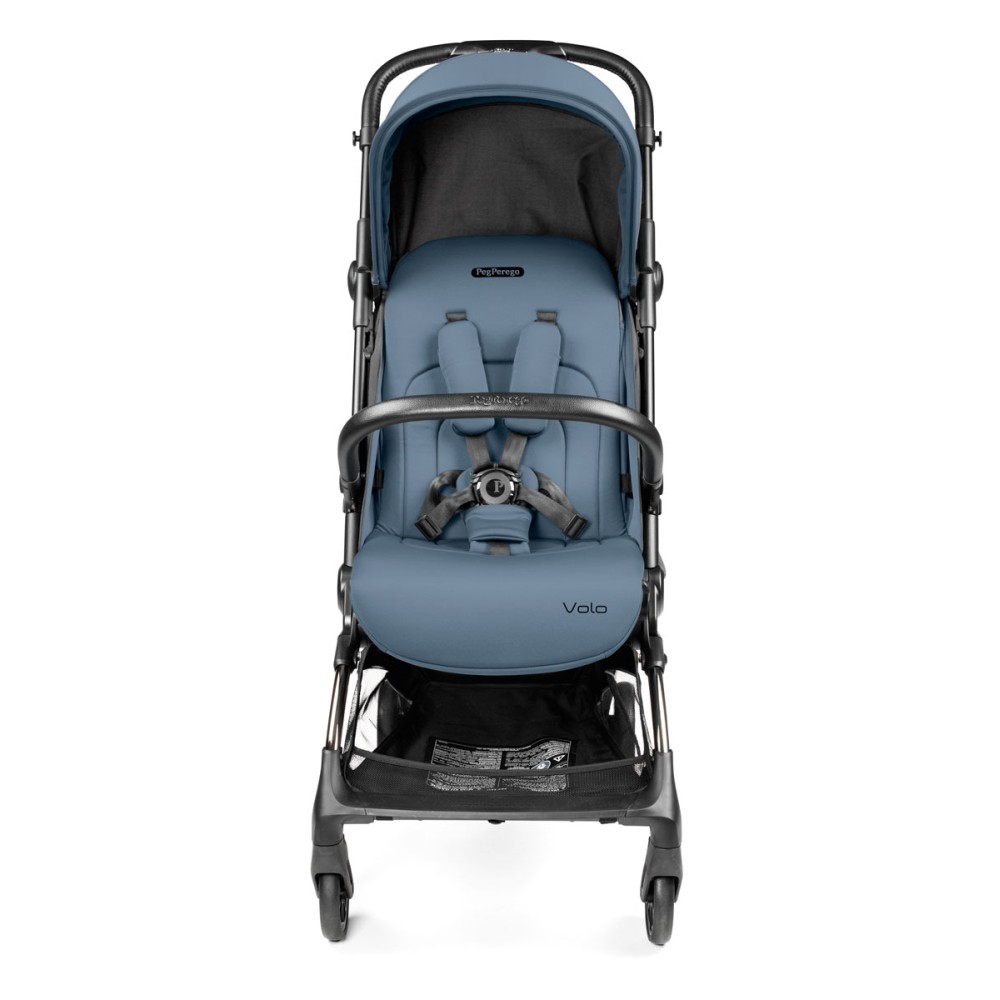 Peg Perego Volo - lekki wózek spacerowy podróżny, spacerówka do samolotu, w zestawie torba podróżna • Blue Cameo