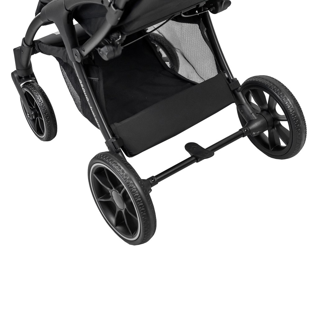 Espiro Fuel Pro - lekki wózek spacerowy do miasta, kompaktowa spacerówka, system automatycznego składania autofolding • 10 Dynamic Black