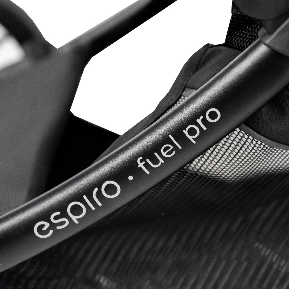 Espiro Fuel Pro - lekki wózek spacerowy do miasta, kompaktowa spacerówka, system automatycznego składania autofolding • 10 Dynamic Black