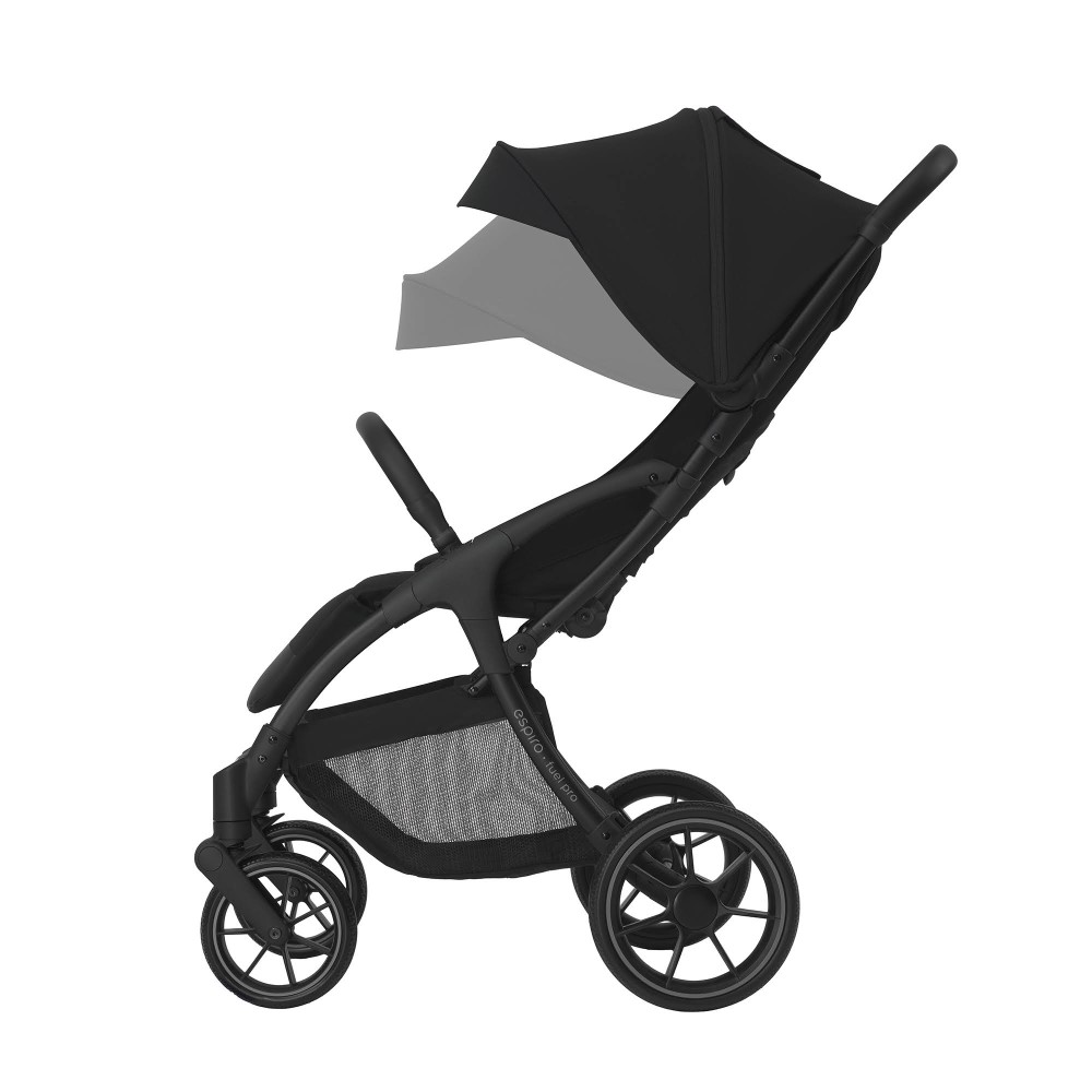 Espiro Fuel Pro - lekki wózek spacerowy do miasta, kompaktowa spacerówka, system automatycznego składania autofolding • 10 Dynamic Black