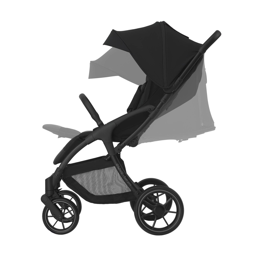 Espiro Fuel Pro - легка прогулянкова коляска, компактний візок, автоматична система складання • 09 Energy Taupe