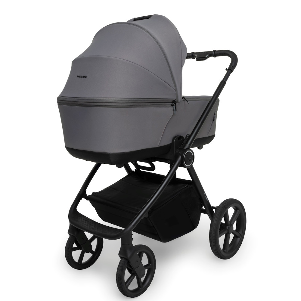 Muuvo One - wózek dziecięcy 2w1 z automatycznym składaniem • Gris