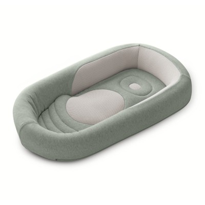 Inglesina Welcome Pod - кокон для немовлят, з тканини бамбука, бавовни, вставки з 3D бавовняної сітки (0-8 місяців) • Balance Green