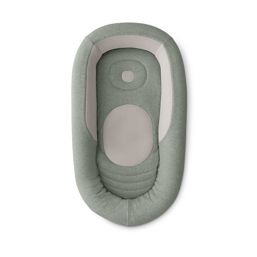 Inglesina Welcome Pod - кокон для немовлят, з тканини бамбука, бавовни, вставки з 3D бавовняної сітки (0-8 місяців) • Balance Green