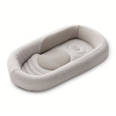 Inglesina Welcome Pod - кокон для немовлят, з тканини бамбука, бавовни, вставки з 3D бавовняної сітки (0-8 місяців) • Quiet Beige