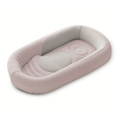 Inglesina Welcome Pod - кокон для немовлят, з тканини бамбука, бавовни, вставки з 3D бавовняної сітки (0-8 місяців) • Delicate Pink
