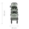 Britax Romer Flylite - lekki wózek spacerowy, spacerówka do samolotu, szybkie składanie • Sage Green