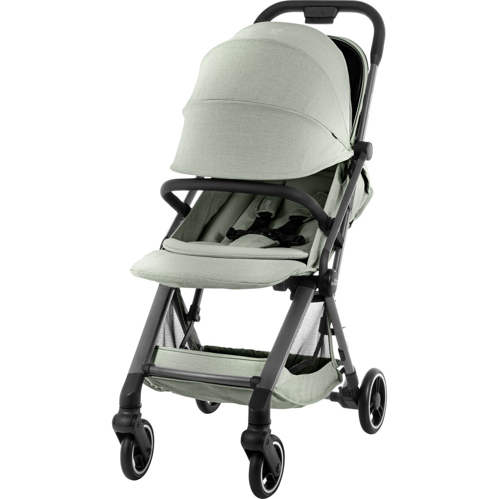 Britax Romer Flylite - lekki wózek spacerowy, spacerówka do samolotu, szybkie składanie • Sage Green