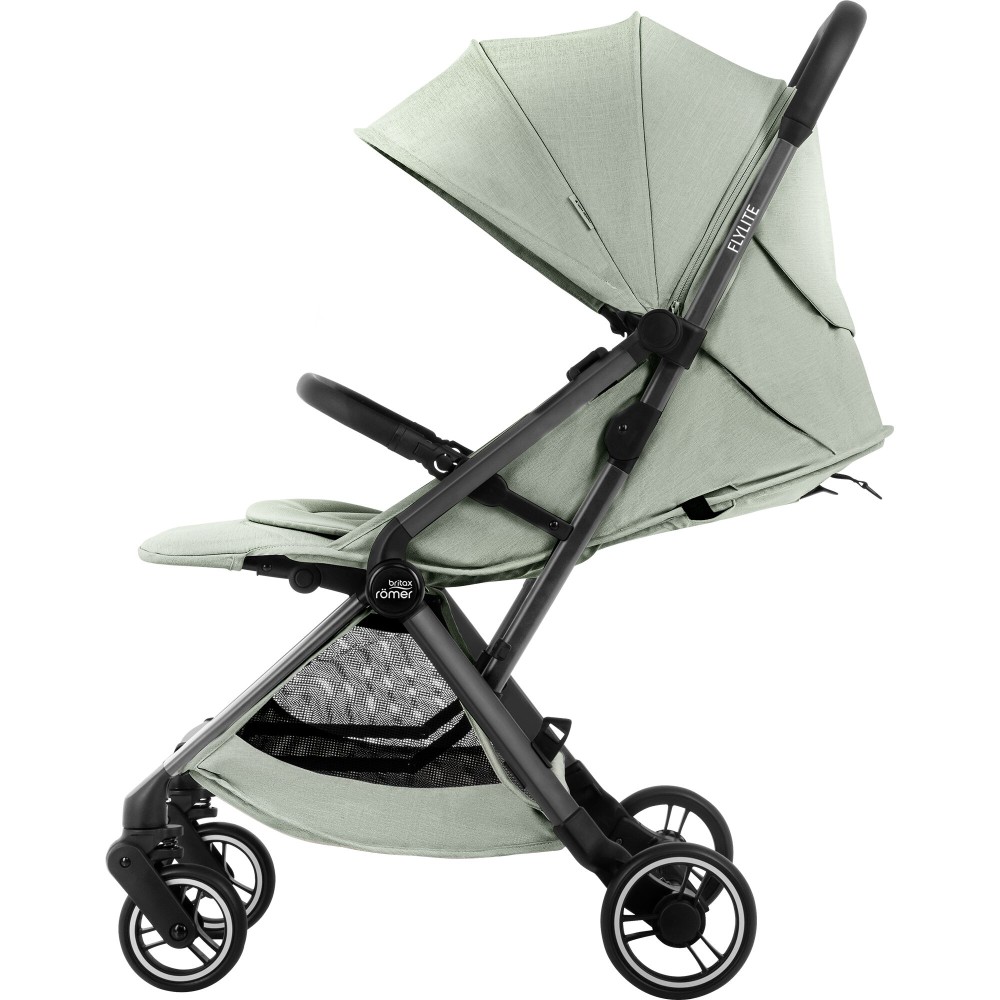 Britax Romer Flylite - lekki wózek spacerowy, spacerówka do samolotu, szybkie składanie • Sage Green