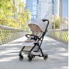 Britax Romer Flylite - легка прогулянкова коляска, візок для літака, швидке складання • Teak