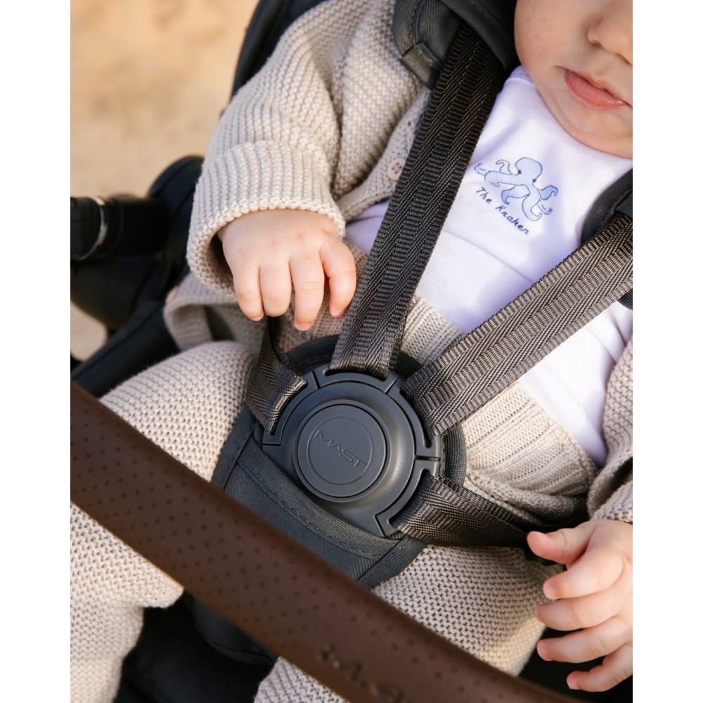 Mast M6x - wózek spacerowy do miasta, spacerówka klasy premium, przekładane siedzisko, rączka teleskopowa • Blueberry