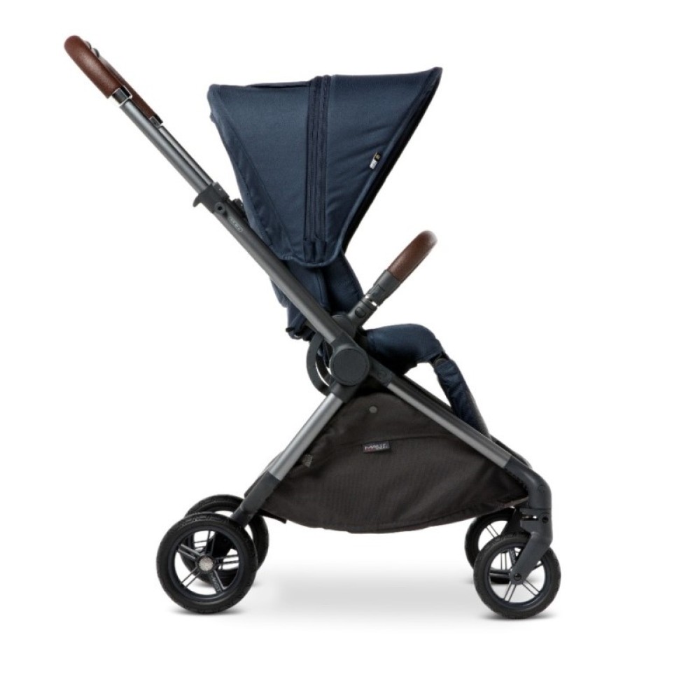 Mast M6x - wózek spacerowy do miasta, spacerówka klasy premium, przekładane siedzisko, rączka teleskopowa • Blueberry