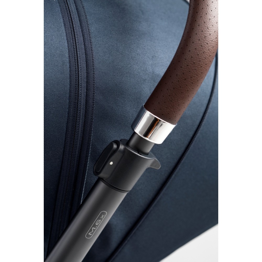 Mast M6x - wózek spacerowy do miasta, spacerówka klasy premium, przekładane siedzisko, rączka teleskopowa • Blueberry