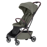 Carrello Magia 2025 CRL-5555 - lekki wózek spacerowy podróżny, spacerówka do samolotu, rozmiar bagażu podręcznego, kompaktowe składanie • Malted Green