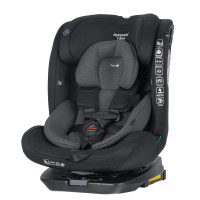 Carrello Asteroid CRL-17001 - поворотне дитяче автокрісло i-Size (0 – 12 років / 40 - 150 см), встановлення по ходу та проти напрямку руху, кріплення Isofix та Top Tether • Magnet Gray
