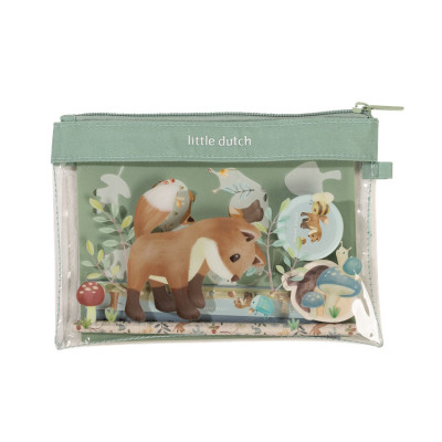 Little Dutch - zestaw artykułów papierniczych Forest Friends • 3+