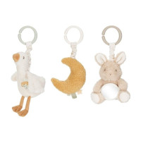 Little Dutch - zestaw 3 zawieszek Newborn Naturals • 0 mc+