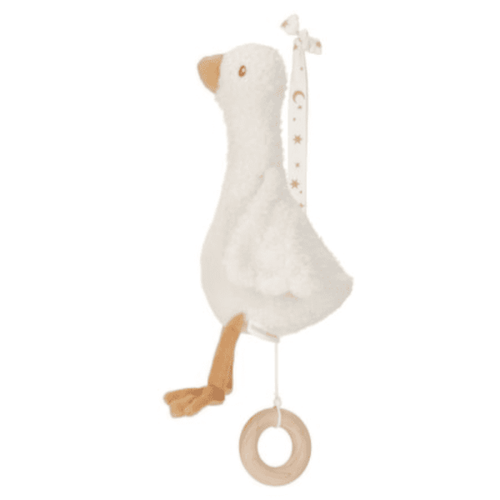 Little Dutch - pozytywka gąska Newborn Naturals • 0 mc+