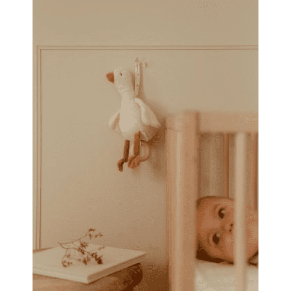Little Dutch - pozytywka gąska Newborn Naturals • 0 mc+