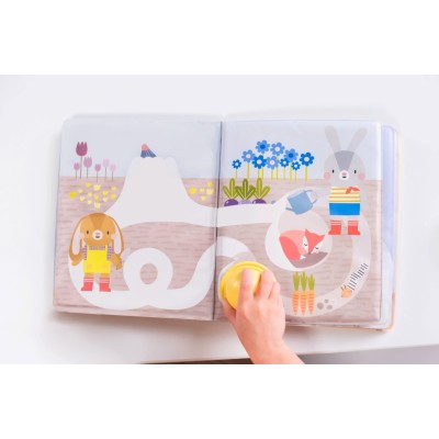 Taf Toys Magiczna Książeczka Wodna A KUKU z Pieczątką