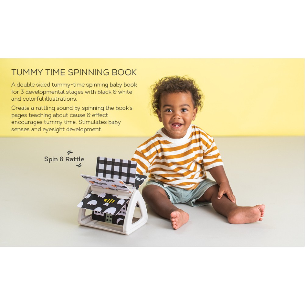 Taf Toys Obracająca się Książeczka Grzechocząca – Stymulacja Wzroku i Motoryki Taf Toys Obracająca się Książeczka Grzechocząca – Stymulacja Wzroku i Motoryki