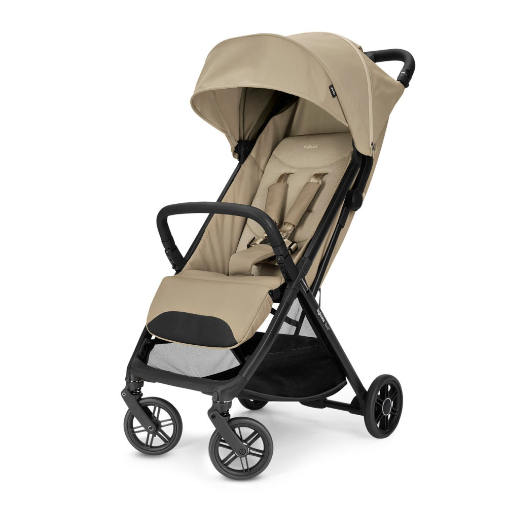 Inglesina Quid 3 - легкий прогулянковий візочок, ультракомпактна прогулянкова коляска • Lunar Beige