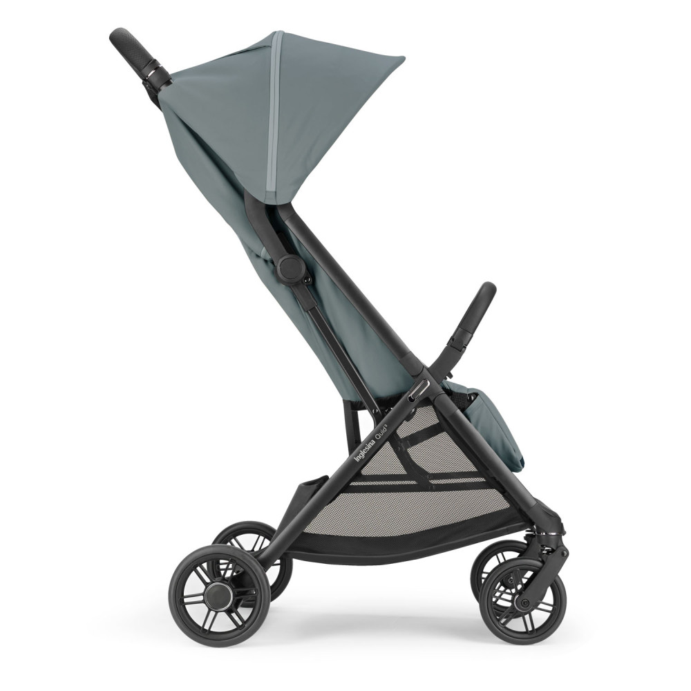 Inglesina Quid 3 - легкий прогулянковий візочок, ультракомпактна прогулянкова коляска • Galaxy Grey
