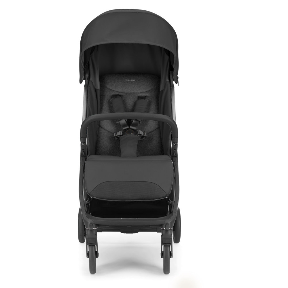 Inglesina Quid 3 - легкий прогулянковий візочок, ультракомпактна прогулянкова коляска • Cosmic Black