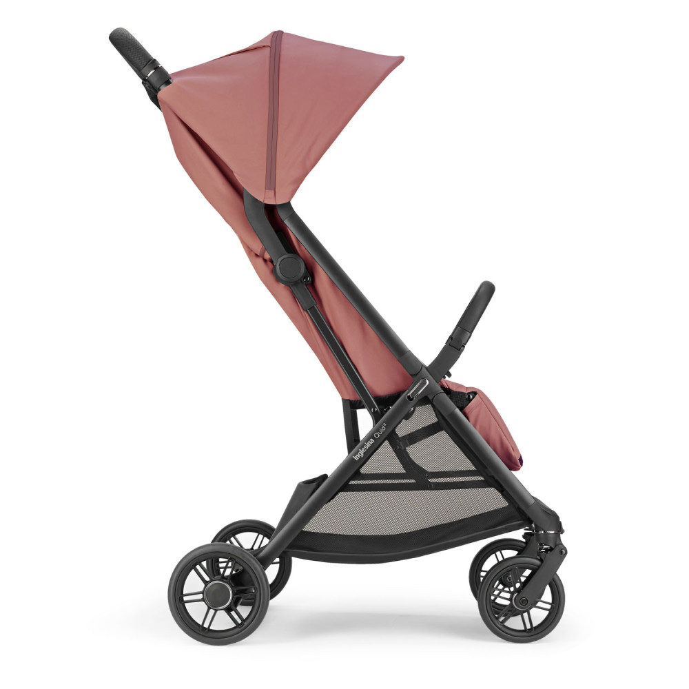 Inglesina Quid 3 - легкий прогулянковий візочок, ультракомпактна прогулянкова коляска • Aurora Pink