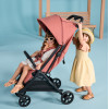 Inglesina Quid 3 - легкий прогулянковий візочок, ультракомпактна прогулянкова коляска • Aurora Pink
