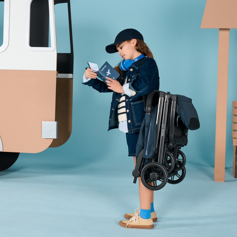 Inglesina Quid 3 - легкий прогулянковий візочок, ультракомпактна прогулянкова коляска • Astral Blue