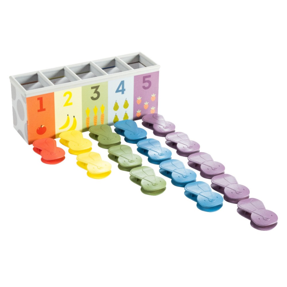 Taf Toys Królicza Zabawa – Edukacyjna Zabawka z Klipsami do Rozwoju Motoryki i Kolorów