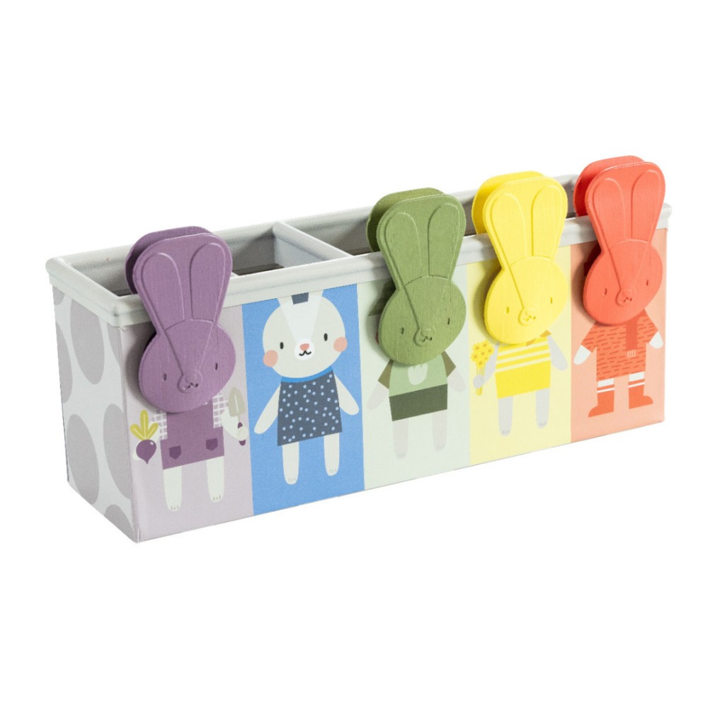 Taf Toys Królicza Zabawa – Edukacyjna Zabawka z Klipsami do Rozwoju Motoryki i Kolorów