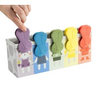 Taf Toys Królicza Zabawa – Edukacyjna Zabawka z Klipsami do Rozwoju Motoryki i Kolorów